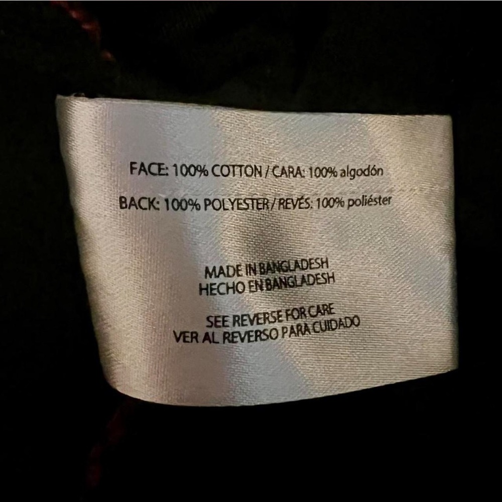 ❤️Orvis Flannel Buffalo Plaid Red & Black Snap Shacket w Pockets - Picture 5 of 7